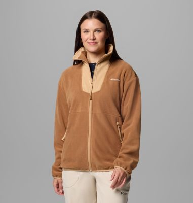Women's Sequoia Grove Full Zip Fleece, Color: Camel Brown, Canoe, image 29