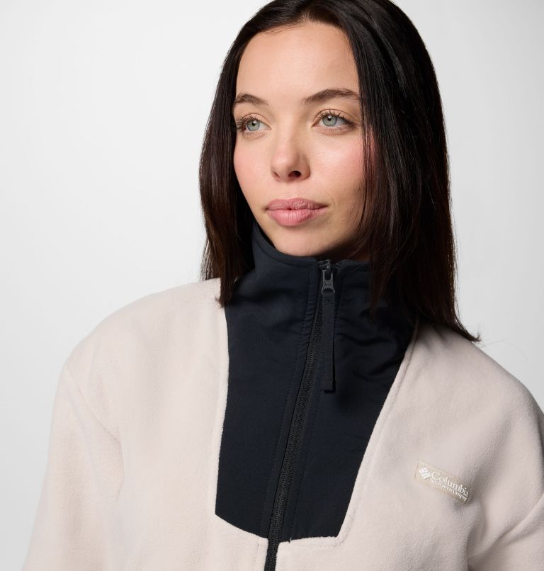 Women's Sequoia Grove Full Zip Fleece, Color: Dark Stone, Black, image 4