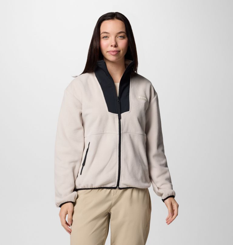 Women's Sequoia Grove Full Zip Fleece, Color: Dark Stone, Black, image 1