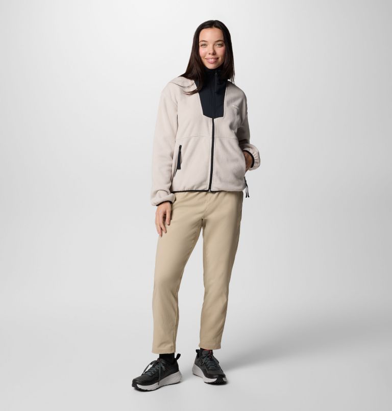 Women's Sequoia Grove Full Zip Fleece, Color: Dark Stone, Black, image 6