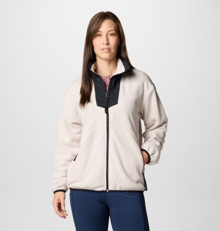 Women's Sequoia Grove Full Zip Fleece, Color: Dark Stone, Black, image 1