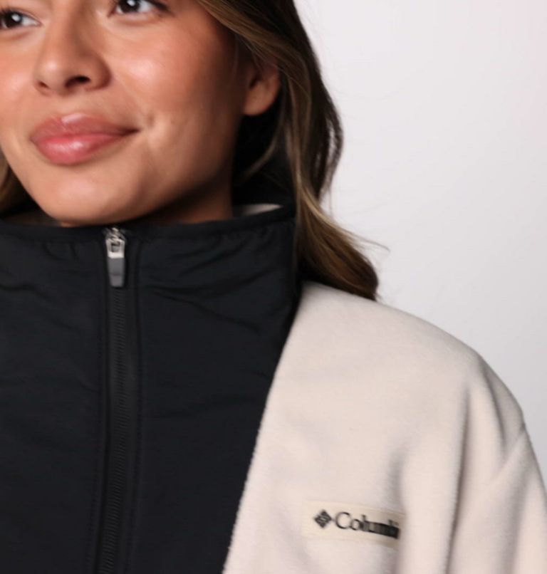 Women's Sequoia Grove Full Zip Fleece, Color: Dark Stone, Black