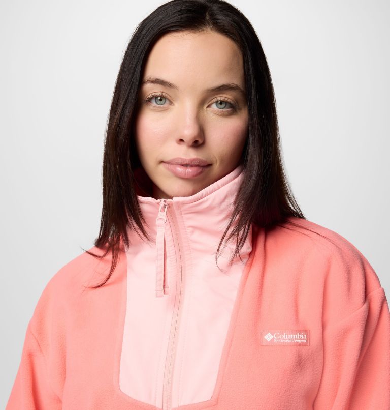 Women's Sequoia Grove Full Zip Fleece, Color: Alpenglow, Pink Sand, image 4