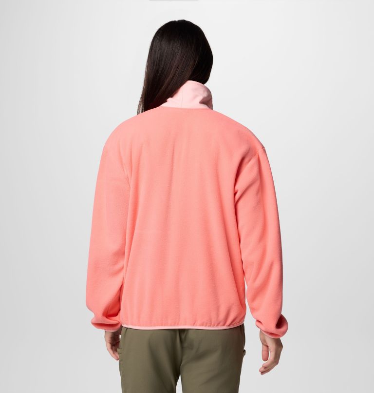 Women's Sequoia Grove Full Zip Fleece, Color: Alpenglow, Pink Sand, image 2