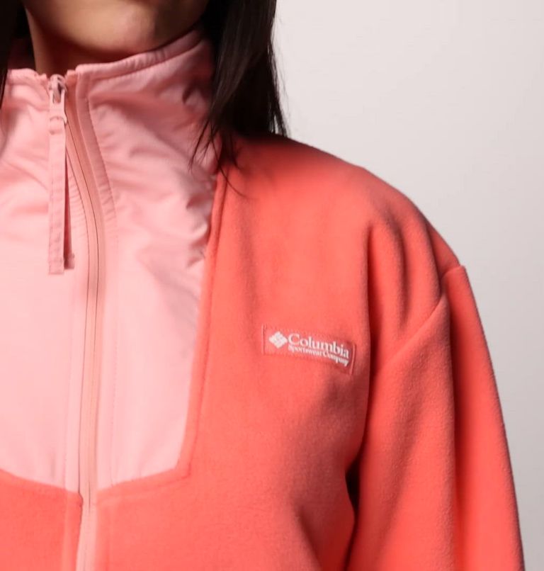 Women's Sequoia Grove Full Zip Fleece, Color: Alpenglow, Pink Sand