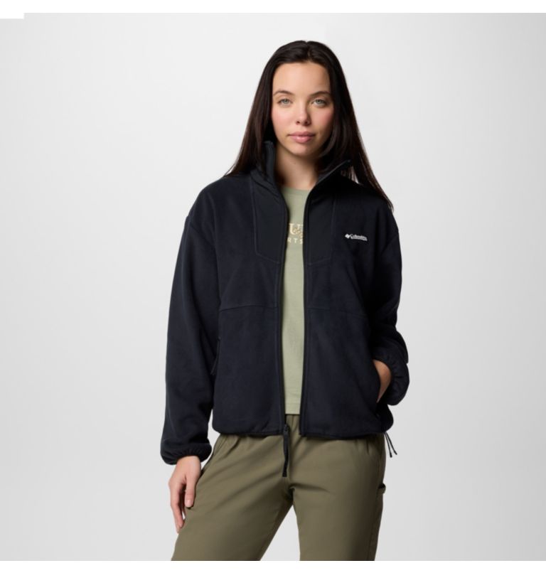 Giacca in pile Sequoia Grove da donna, Color: Black, image 5