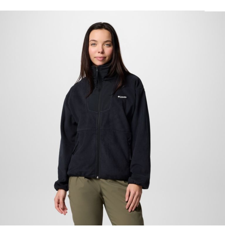 Giacca in pile Sequoia Grove da donna, Color: Black, image 1