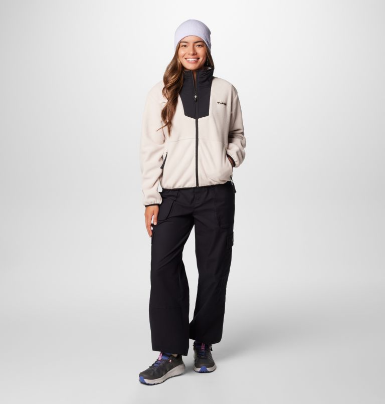 Women's Sequoia Grove Fleece Jacket, Color: Dark Stone, Black, image 3