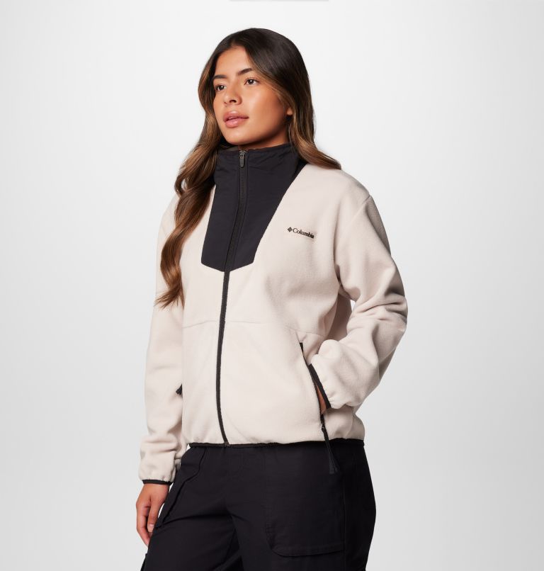 Women's Sequoia Grove Fleece Jacket, Color: Dark Stone, Black, image 4