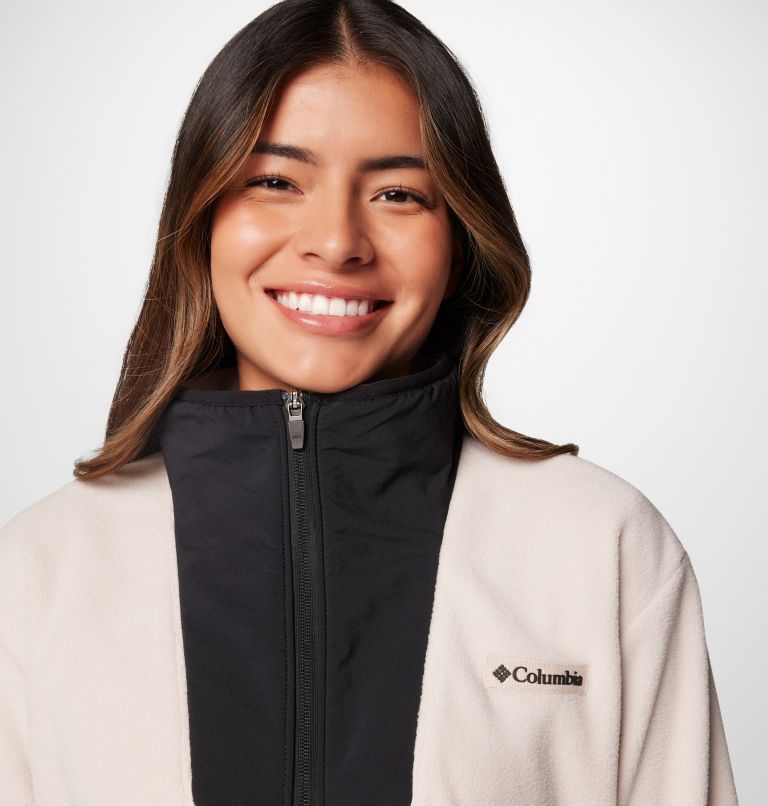 Women's Sequoia Grove Fleece Jacket, Color: Dark Stone, Black, image 5
