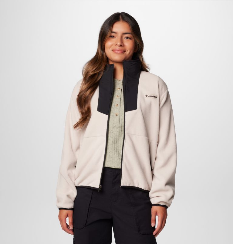 Women's Sequoia Grove Fleece Jacket, Color: Dark Stone, Black, image 6