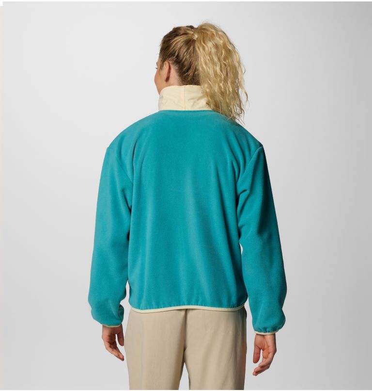 Giacca in pile Sequoia Grove da donna, Color: Teal, Lemon Wash, image 2