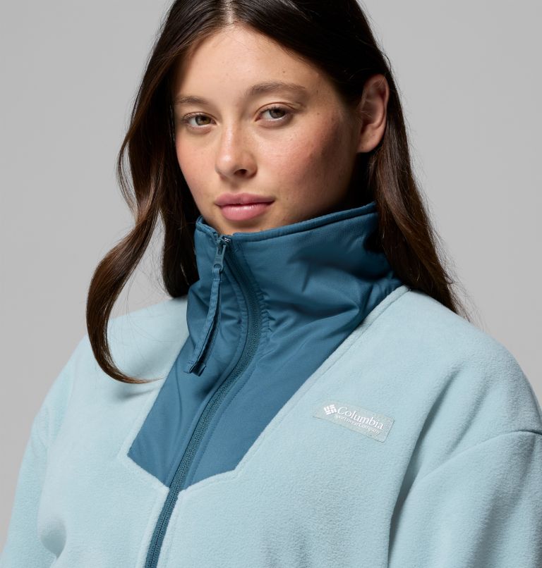 Women's Sequoia Grove Fleece Jacket, Color: Crushed Blue, Everblue, image 6