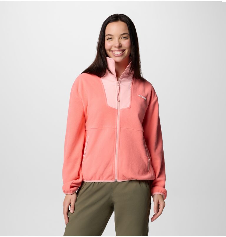 Women's Sequoia Grove Fleece Jacket, Color: Alpenglow, Pink Sand, image 1