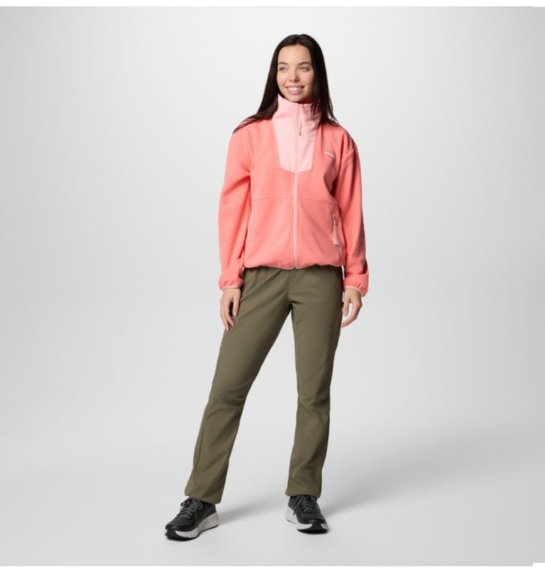 Women's Sequoia Grove Fleece Jacket, Color: Alpenglow, Pink Sand, image 6