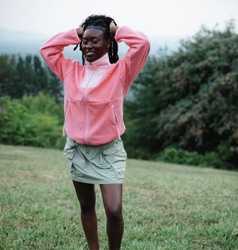 Women's Sequoia Grove Fleece Jacket, Color: Alpenglow, Pink Sand, image 8