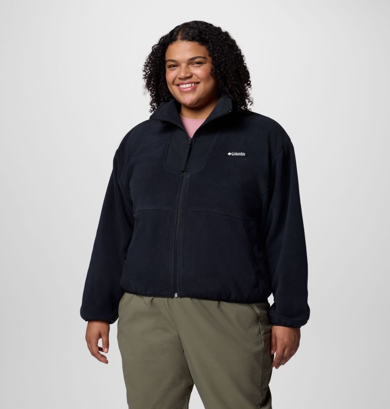 Women's Sequoia Grove Full Zip Fleece - Plus Size, Color: Black, image 1