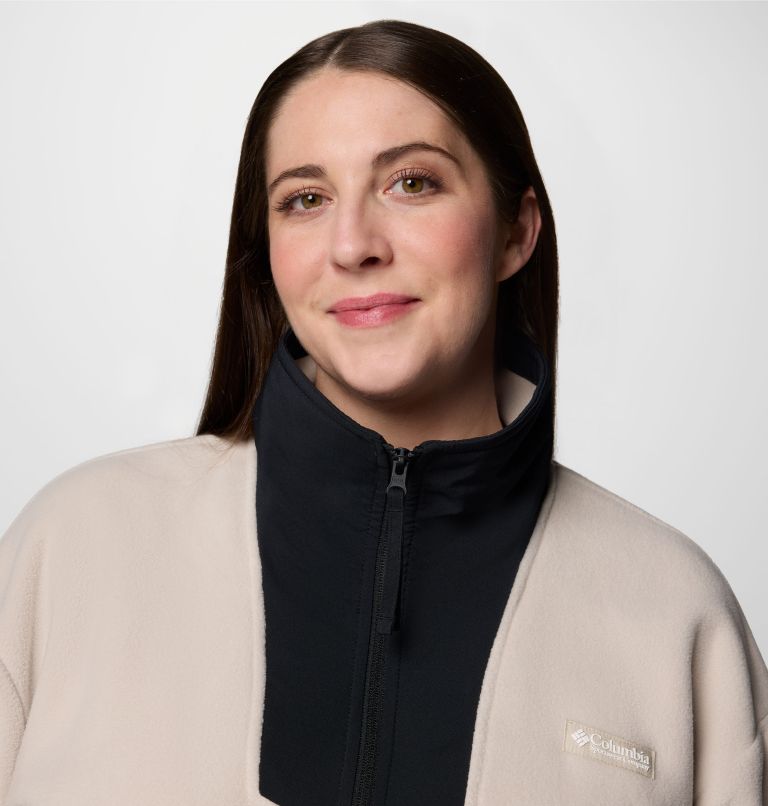 Women's Sequoia Grove Full Zip Fleece - Plus Size, Color: Dark Stone, Black, image 4