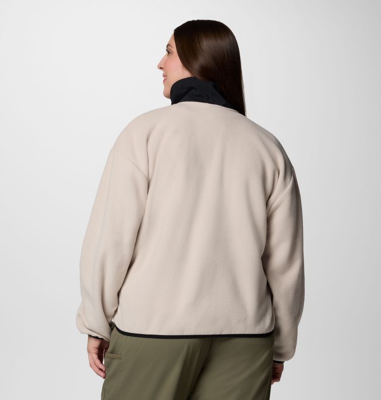 Women's Sequoia Grove Full Zip Fleece - Plus Size, Color: Dark Stone, Black, image 2