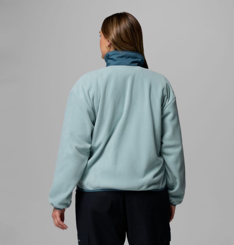Women's Sequoia Grove Full Zip Fleece - Plus Size, Color: Crushed Blue, Everblue, image 3