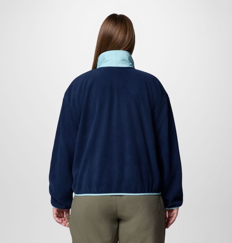 Women's Sequoia Grove Full Zip Fleece - Plus Size, Color: Collegiate Navy, Spray, image 2