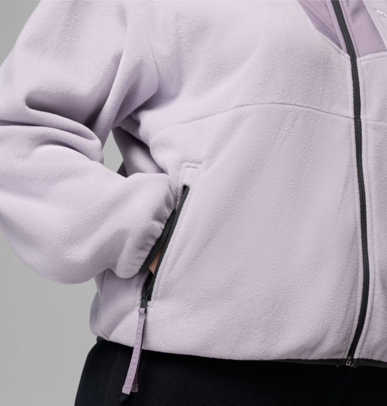 Women's Sequoia Grove Full Zip Fleece - Plus Size, Color: Lavender Pearl, Shale Purple, image 7