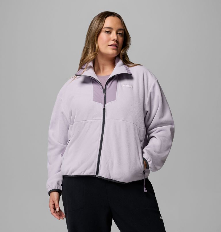 Women's Sequoia Grove Full Zip Fleece - Plus Size, Color: Lavender Pearl, Shale Purple, image 1