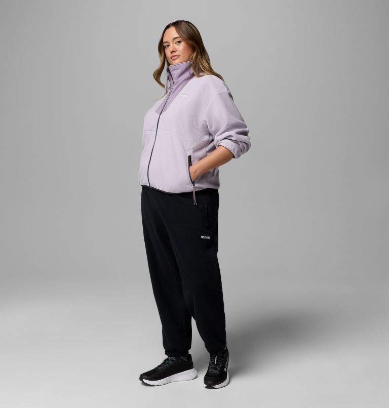 Women's Sequoia Grove Full Zip Fleece - Plus Size, Color: Lavender Pearl, Shale Purple, image 2