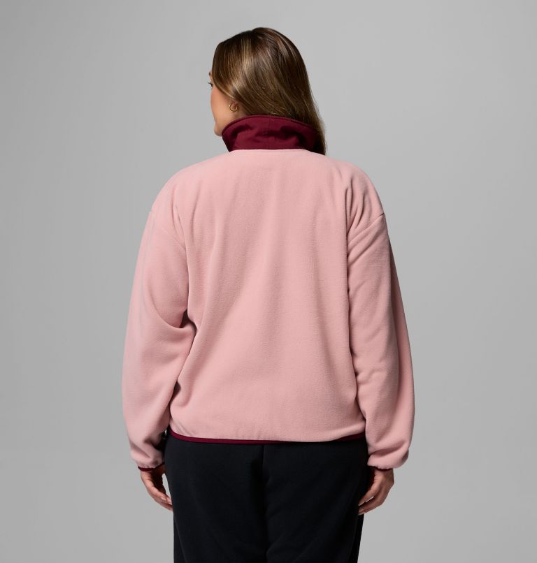 Women's Sequoia Grove Full Zip Fleece - Plus Size, Color: Eraser Pink, Rich Wine, image 3