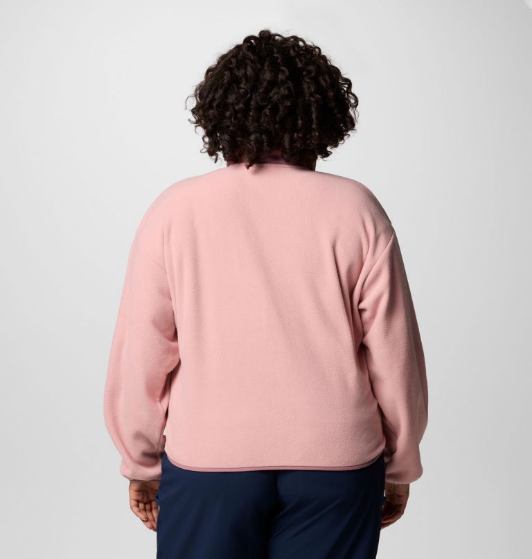 Women's Sequoia Grove Full Zip Fleece - Plus Size, Color: Eraser Pink, Fig, image 2