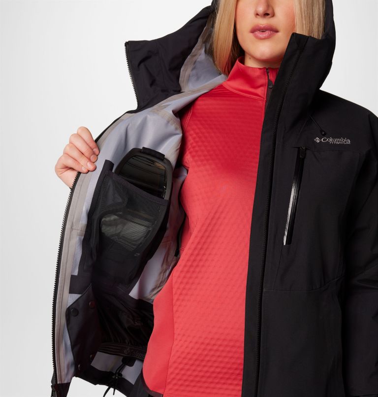 Platinum Peak II 3L wasserdichte Ski-Shell für Frauen, Color: Black, image 6