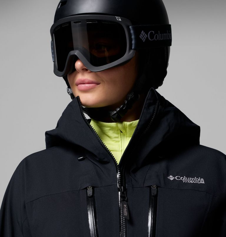 Women's Platinum Peak II 3L Shell Jacket, Color: Black, image 13
