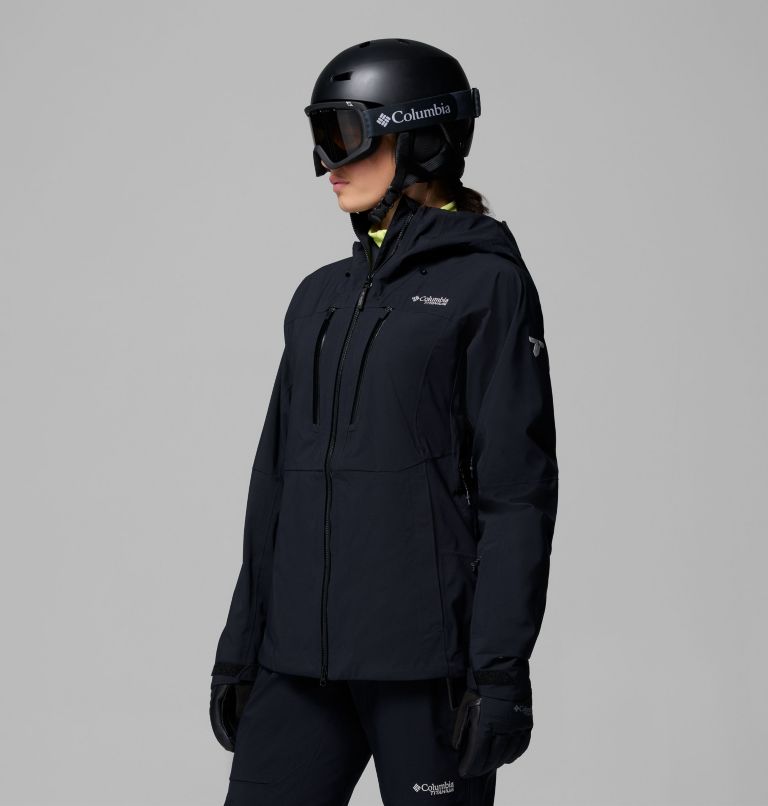 Women's Platinum Peak II 3L Shell Jacket, Color: Black, image 4