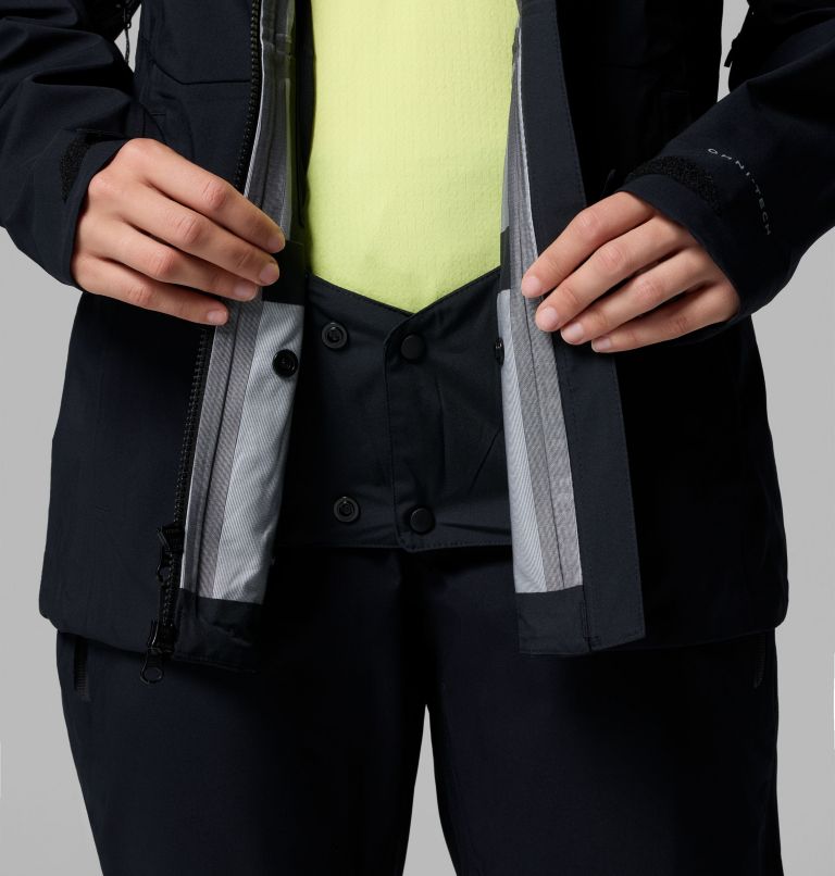 Women's Platinum Peak II 3L Shell Jacket, Color: Black, image 6