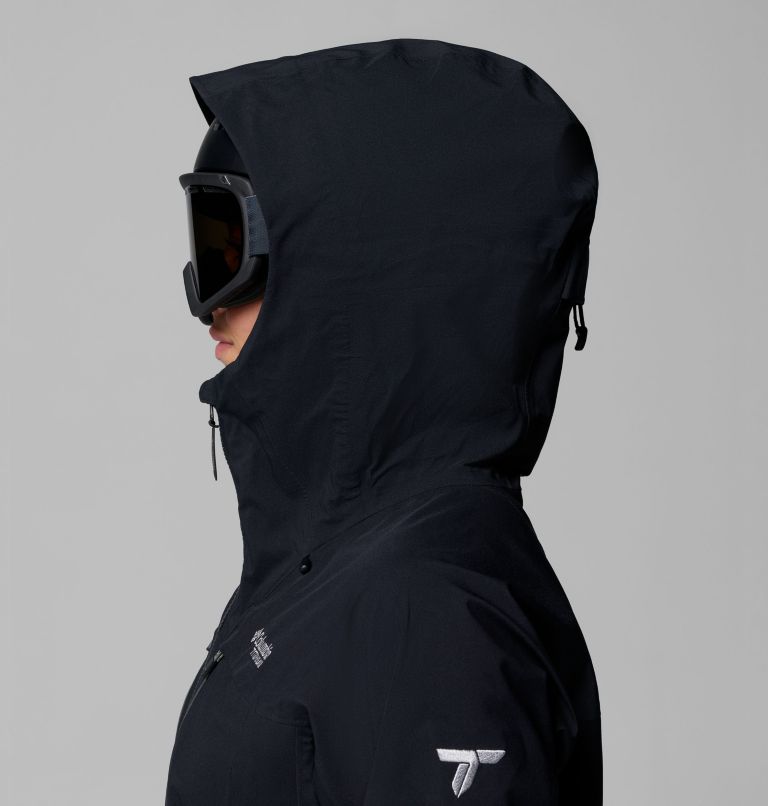 Women's Platinum Peak II 3L Shell Jacket, Color: Black, image 12
