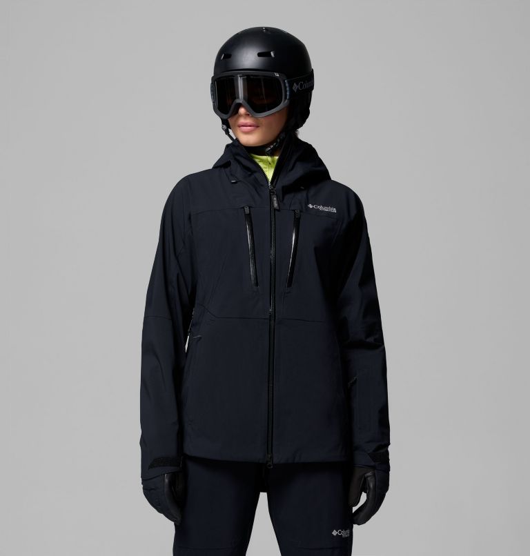 Women's Platinum Peak II 3L Shell Jacket, Color: Black, image 1