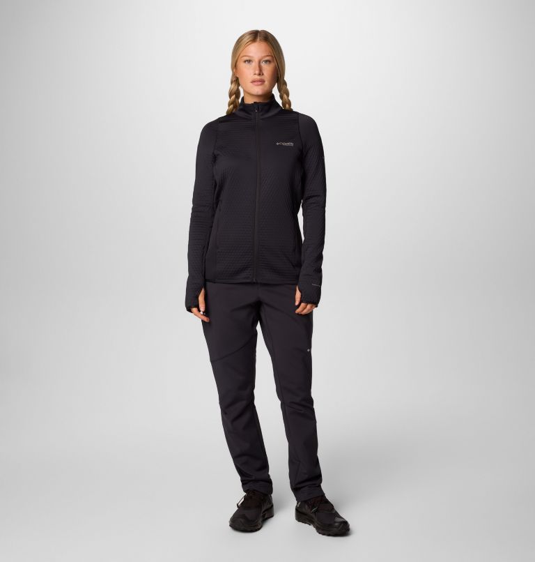 Women's Crystal Leaf Omni-Heat Helix Full Zip Jacket, Color: Black, image 3