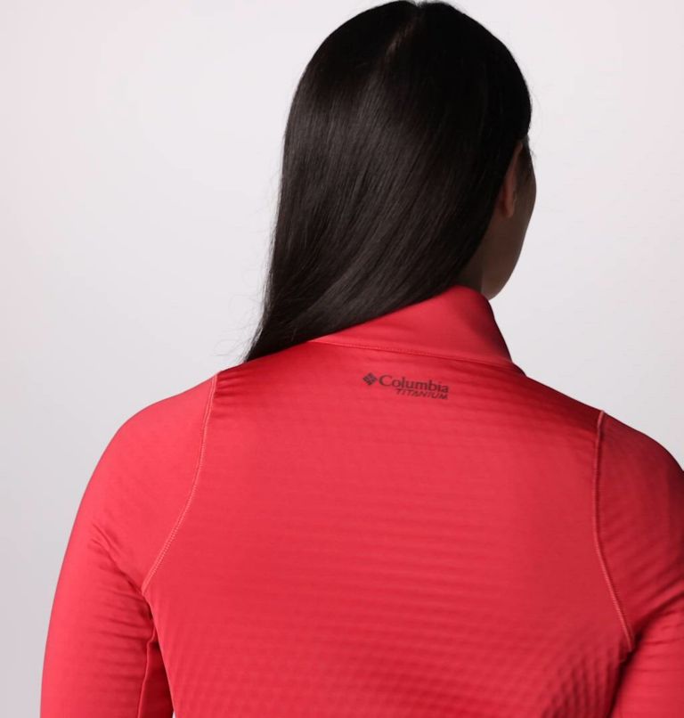 Women's Crystal Leaf Omni-Heat Helix Full Zip Jacket, Color: Daredevil