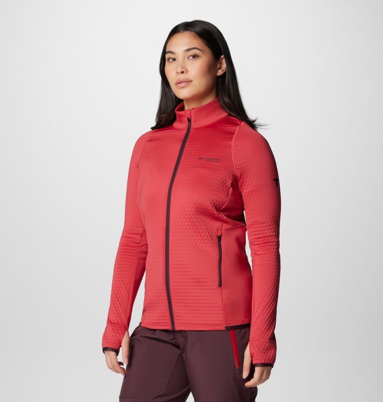 Chaqueta técnica Crystal Leaf Omni-Heat Helix para mujer, Color: Daredevil, image 4