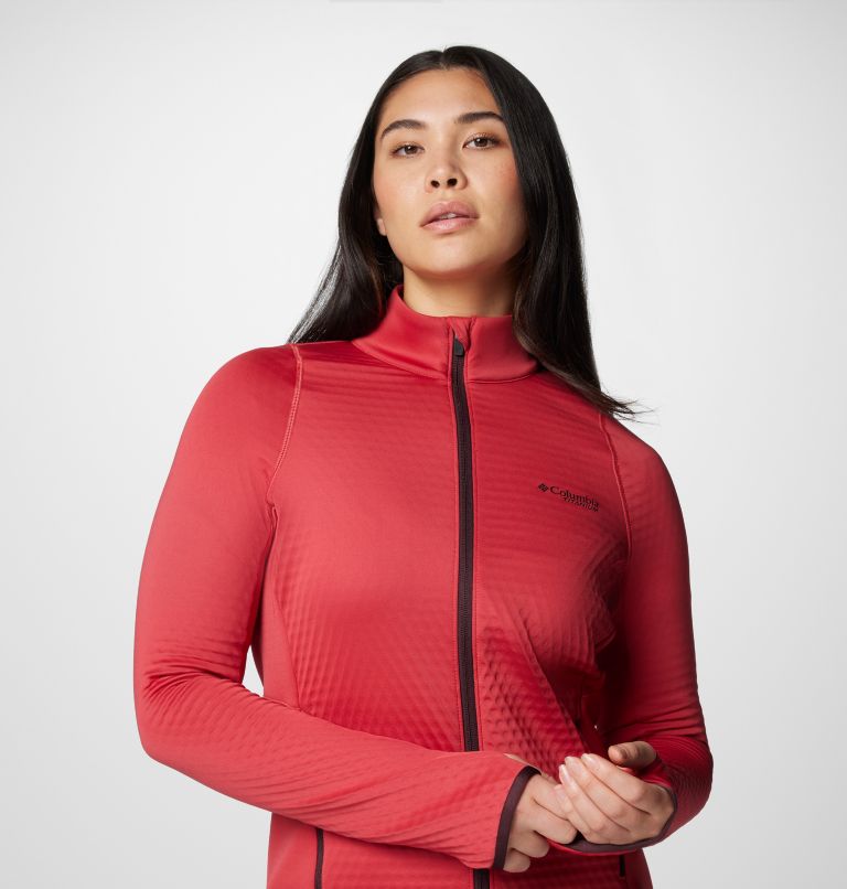Chaqueta técnica Crystal Leaf Omni-Heat Helix para mujer, Color: Daredevil, image 5
