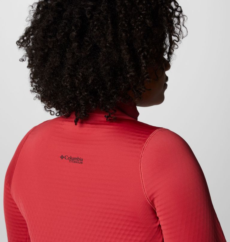Women's Crystal Leaf Omni-Heat Helix Full Zip Jacket - Plus Size, Color: Daredevil, image 6