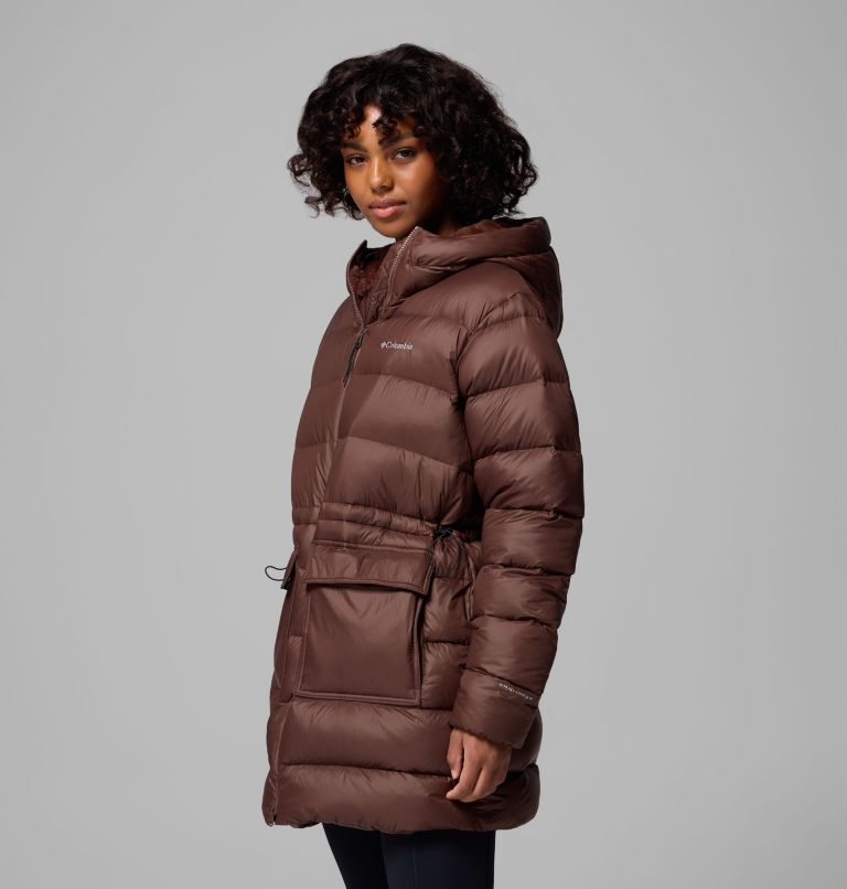 Women's Harmony Falls Mid Down Jacket, Color: Tobacco, image 4
