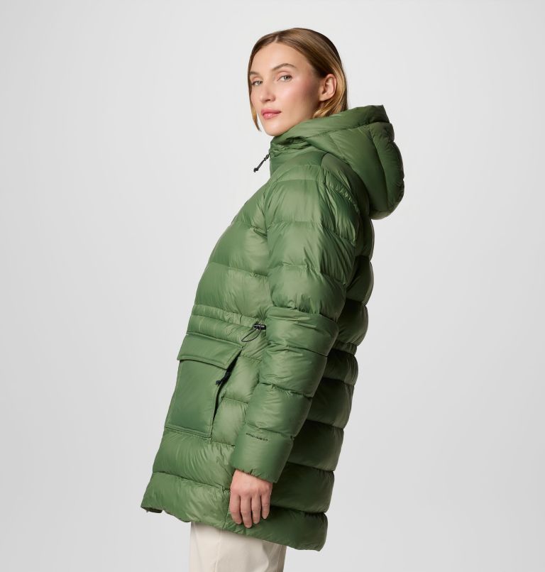 Women's Harmony Falls Mid Down Jacket, Color: Canteen, image 4