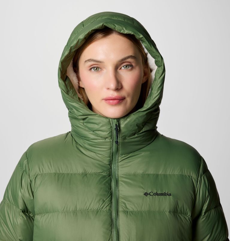 Women's Harmony Falls Mid Down Jacket, Color: Canteen, image 5