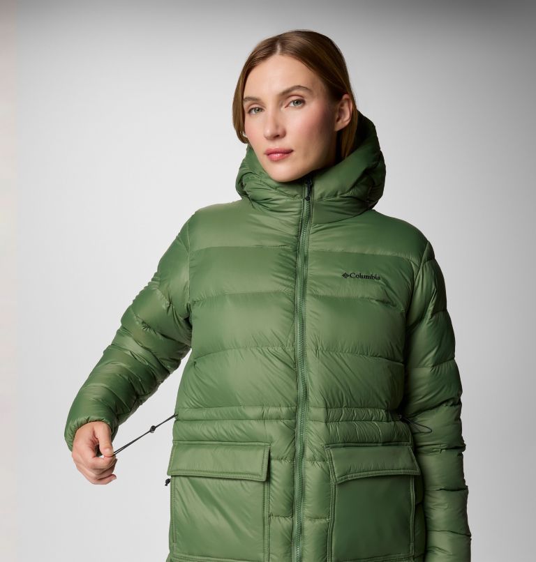 Women's Harmony Falls Mid Down Jacket, Color: Canteen, image 8