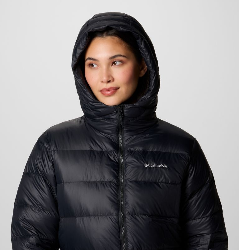 Columbia della fall mid hooded down jacket hotsell