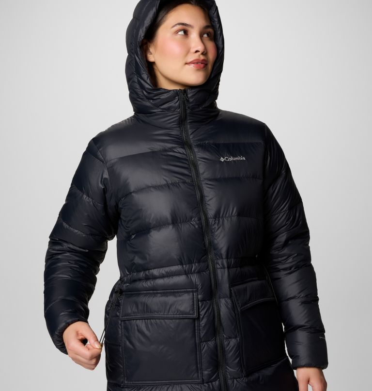 Columbia della fall mid hooded down jacket hotsell