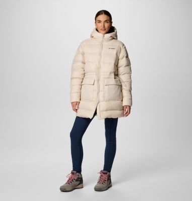 Women's Harmony Falls Hooded Mid Down Jacket, Color: Dark Stone, image 7