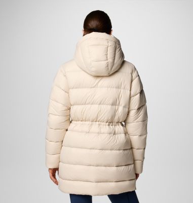 Women's Harmony Falls Hooded Mid Down Jacket, Color: Dark Stone, image 6