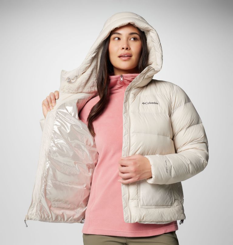 Women's Harmony Falls Hooded Down Jacket, Color: Dark Stone, image 6